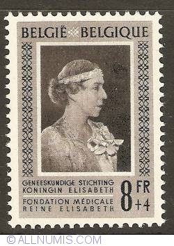 8 + 4 Francs 1951 - Medical Foundation Queen Elisabeth