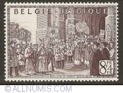 Image #1 of 8 + 4 Francs 1952 - Inauguration of the National Basilica of the Sacred Heart at Koekelberg