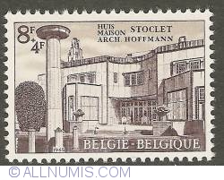 8 + 4 Francs 1965 - Stoclet Palace
