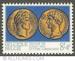 Image #1 of 8 + 4 Francs 1973 - Treasure of Luttre-Liberchies