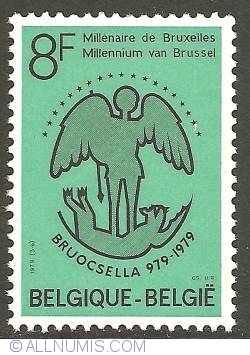 Image #1 of 8 Francs 1979 - St Michael Banishing Lucifer