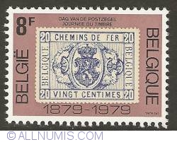 Image #1 of 8 Francs 1979 - Stamp Day