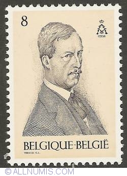 Image #1 of 8 Francs 1984 - 50th Anniversary of Death of King Albert I