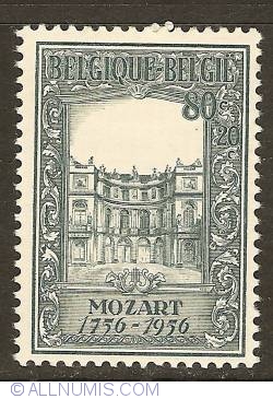 Image #1 of 80 + 20 Centimes 1956 - Palace of Charles of Lorraines