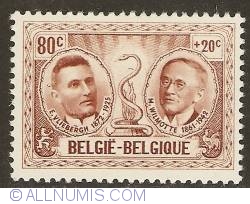 80 + 20 Centimes 1957 - Emiel Vliebergh and Maurice Wimotte