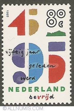 80 Cent 1995 - 50 Years of Liberation of the Netherlands