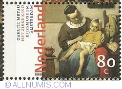 80 Cent 1999 - Dutch Art - Gabriel Metsu - The Sick Child