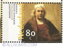 80 Cent 1999 - Dutch Art - Rembrandt van Rijn - Self Portrait