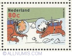 Image #1 of 80 Cent 1999 - Tintin - Explorers on the Moon