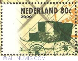 80 Cent 2000 - Stamp Jubilee 2002 - Post Carriage