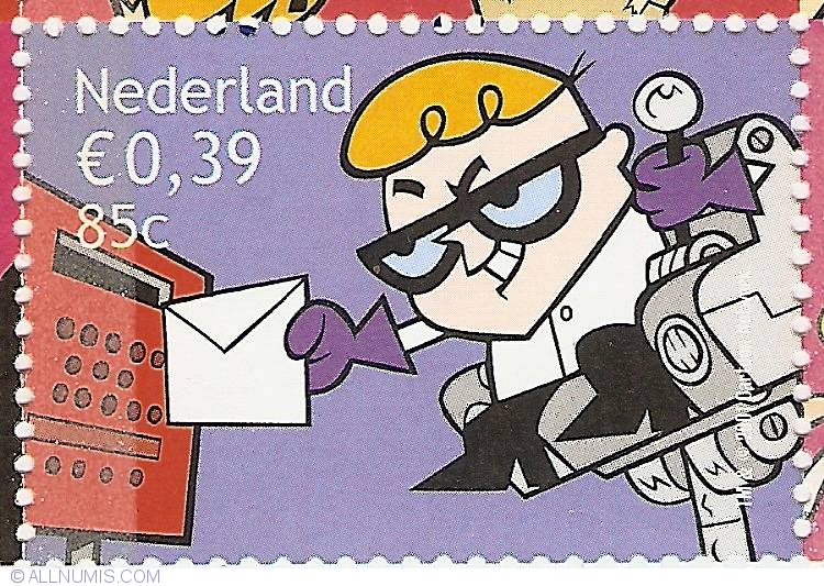 85 Cent - 0,39 Euro 2001 - Cartoons - Dexter's Laboratory, Misc -  Netherlands - Stamp - 27264