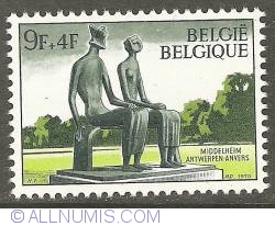 Image #1 of 9 + 4 Francs 1970 - Antwerp - Open Air Museum Middelheim
