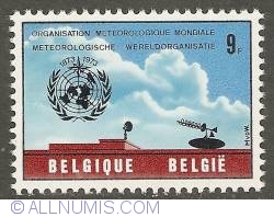 Image #1 of 9 Francs 1973 - Centenary of the World Meteorological Organization