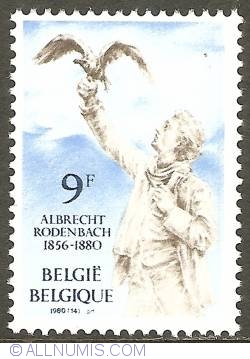 9 Francs 1980 - Albrecht Rodenbach