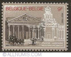 9 Francs 1982 - Law Courts of Brussels