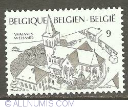 Image #1 of 9 Francs 1988 - Waimes - St. Sernin Church
