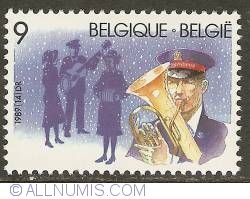 Image #1 of 9 Francs 1989 - Christmas - Salvation Army
