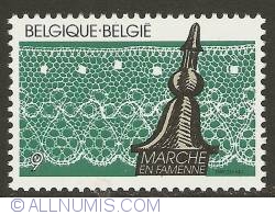 Image #1 of 9 Francs 1989 - Lace of Marche-en-Famenne