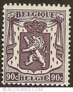 90 Centimes 1946 - Small Coat of Arms