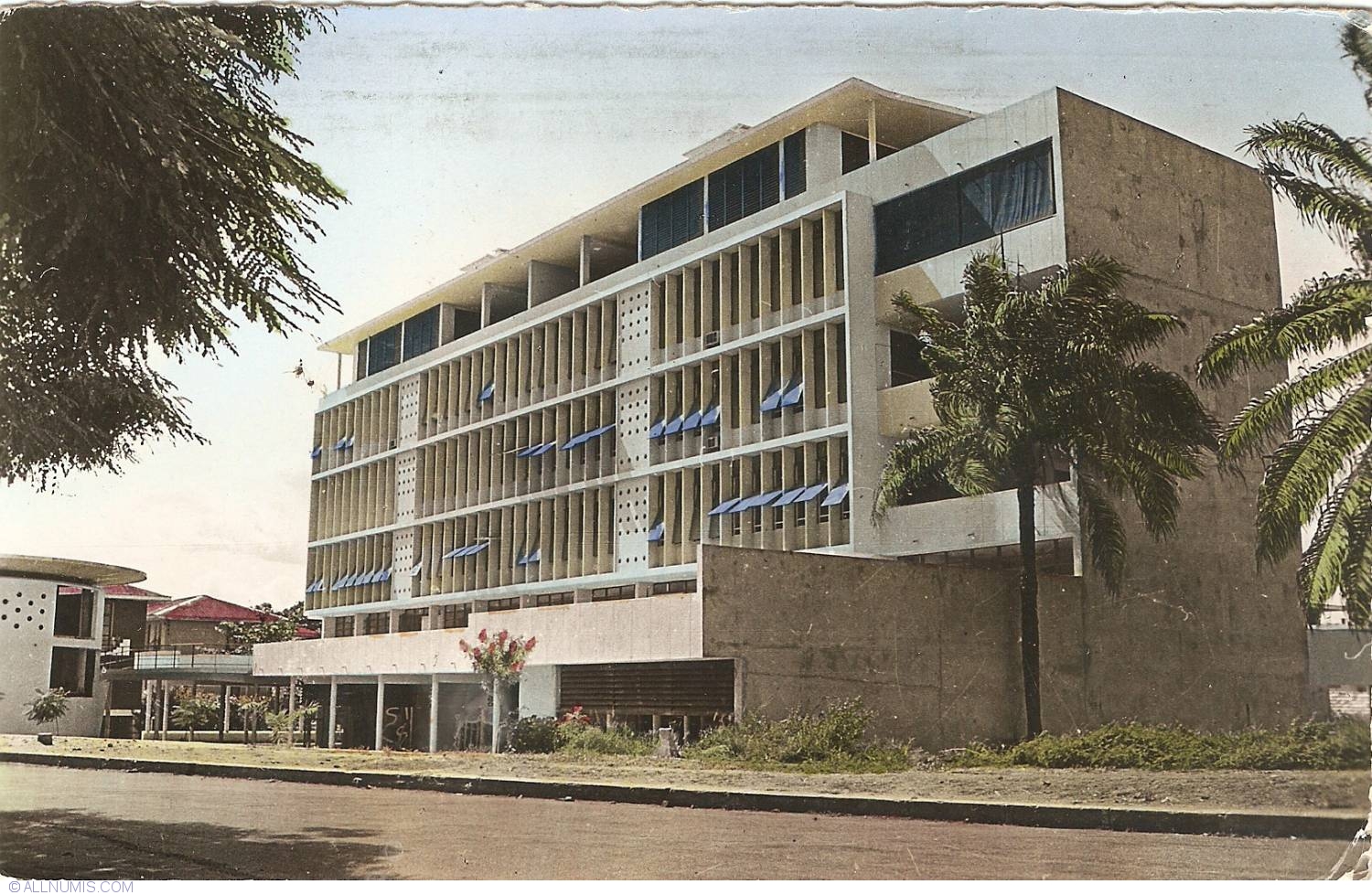 Abidjan Modern Building Immeuble Moderne Abidjan Cote D Ivoire Postcard