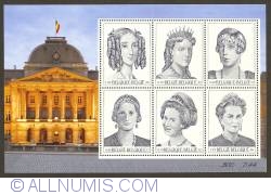 Image #1 of Belgian Queens souvenir sheet 2001
