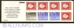 Image #1 of Booklet 1 x 5 Cent, 2 x 10 Cent, 4 x 55 Cent 1976 - Queen Juliana and Numeral Types