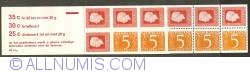 Image #1 of Booklet 5 x 5 Cent, 7 x 25 Cent - 1973 Queen Juliana and Numeral Types
