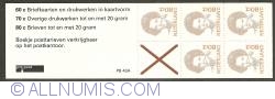 Booklet 5 x 80 Cent 1991 - Queen Beatrix