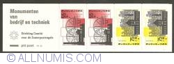 2 x 55 Cents + 2 x 30 Cents & 2 x 75 Cents + 2 x 35 Cents Booklet Summer Stamps -1987 - Steam pumping station and Brass foundry
