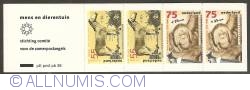 Image #1 of 2 x 55 Cents + 2 x 35 Cents + 2 x 75 cents + 2 35 Cents - Booklet Summer Stamps 1988 - Horse and Carribean Seaz Cow and Sam the orangutan