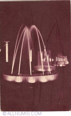 Bruxelles - Expoziţia Internaţională din 1935 - Fântânile luminate