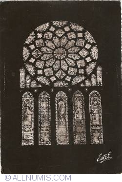 Chartres - Cathedral. Fereastra de nord (1952)