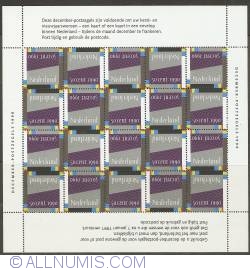 December Stamps Block 1990