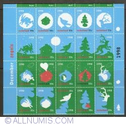 Image #1 of December Stamps Block 1998