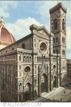 Image #1 of Florence - Cathedral. Front and Campanile