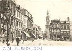 Mons - Teatrul şi Strada Nimy (Le Théâtre et la rue de Nimy)