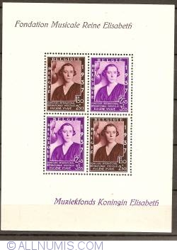 Image #1 of Music Foundation Queen Elisabeth souvenir sheet 1937