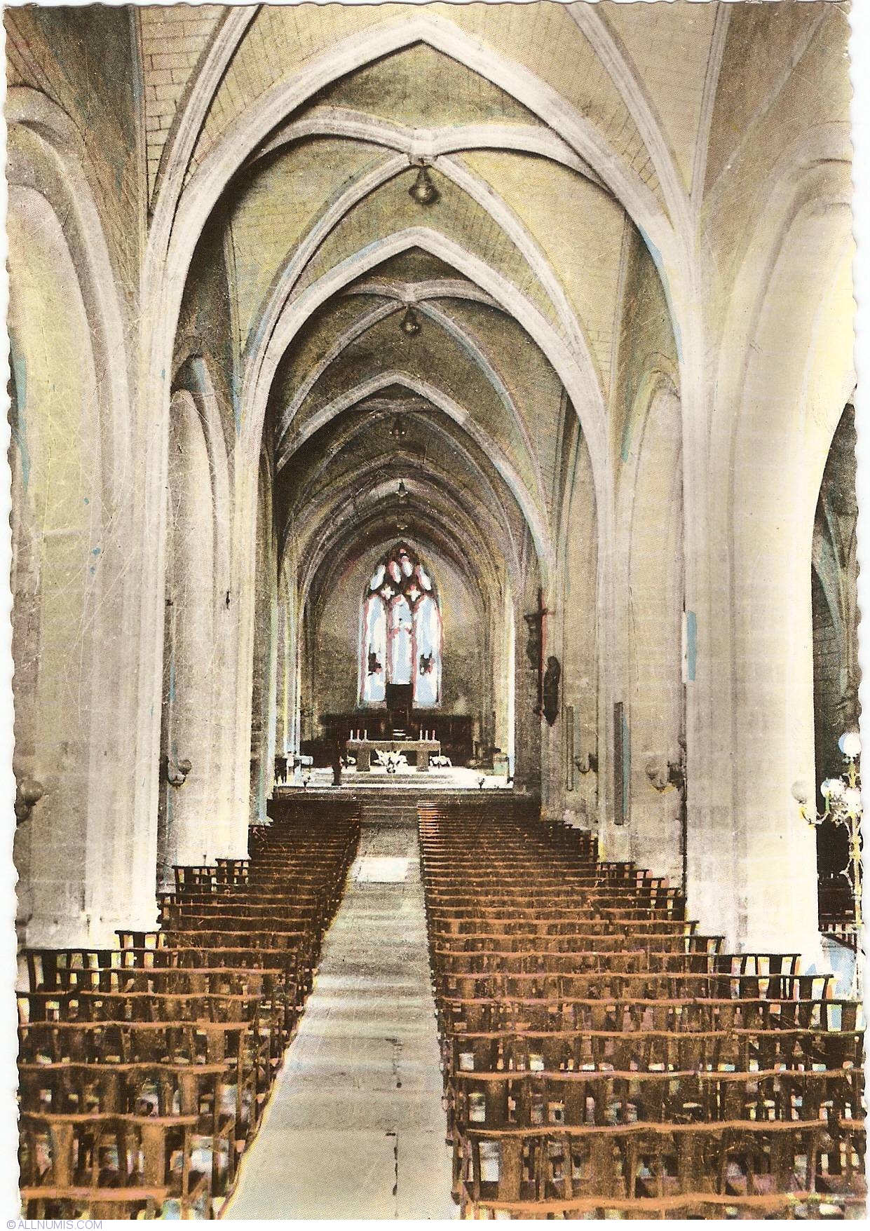 Ruffec (Charente) - Interior of the Church, Ruffec, Charente - France ...