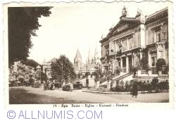 Spa - Băile - Biserica - Cazinou - Pouhon (Bains – Eglise – Kursaal - Pouhon)