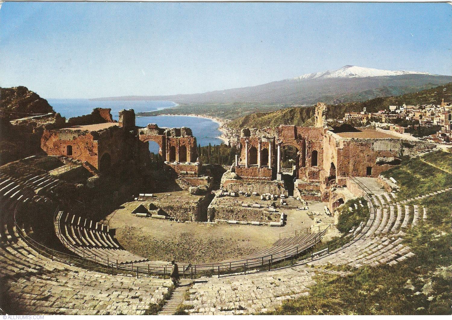 Taormina The Ancient Theatre Teatro Antico Di Taormina Taormina