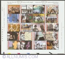Image #1 of The 20th Century in 80 Stamps - Part II: War and Peace + Art 2000 Souvenir Sheet