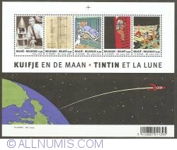Tintin and the Moon Souvenir Sheet 2004