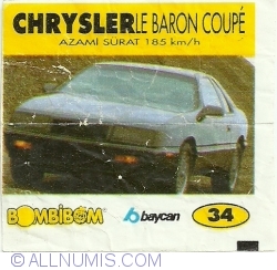 34 - Chrysler Le Baron Coupe
