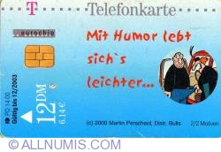 Telefonkarte 2003 - Mit Humor lebt sich´s leichter (Serie PD)