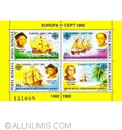 Image #1 of 1992 Europa - Discovery of America souvenir sheet