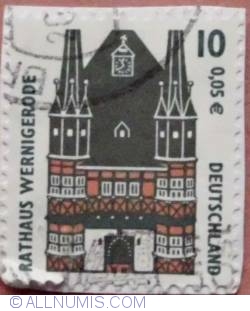 Image #1 of 0,05 € /10 Pfennig Rathaus Wernigerode 2000