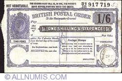 1 Shilling & 6 Pence 1953 (29th. of December)