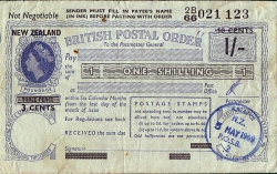 10 Cenți pe 1 Shilling 1969 (Emis la Kaiapoi la 5. V.)