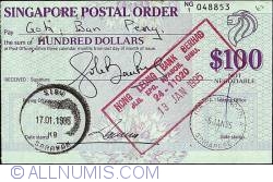 100 Dollars 1995 (6th. of January).