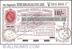 Image #1 of 18 Shillings 1962
